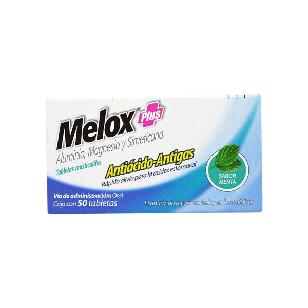 Farmacia PVR - Melox 50 tabletas