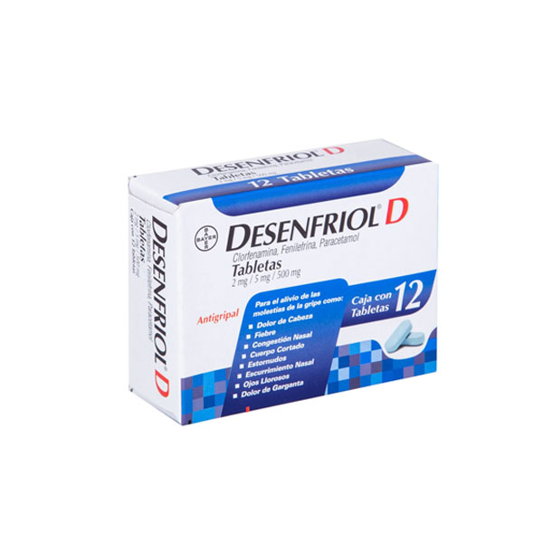Desenfriol D (12 tabs)